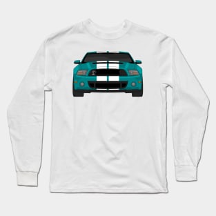 MUSTANG SHELBY GT500 TEAL Long Sleeve T-Shirt